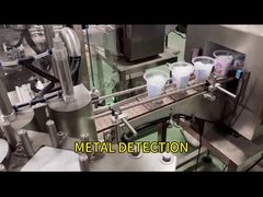 Linha de embalagem rotativa de vedação de copos