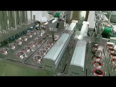 Automático Granulado de Taça de Aveia Taça de medição de enchimento Selos Máquina com alimentação de colher