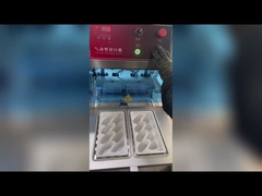 Máquina semiautomática de vedação de bandejas de escritório para bandejas de plástico