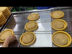 Máquina de vedação de bandeja de alimentos linear Forma e design personalizáveis para paletes de grande diâmetro