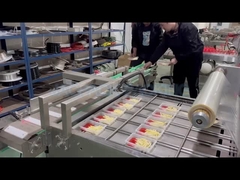 Máquina de vedação de bandeja de vácuo de alimentos cozidos, máquina de vedação de bandeja de almoço 380V