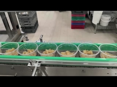 Máquina de enchimento de taça de sobremesa de alta velocidade rotativa com canela