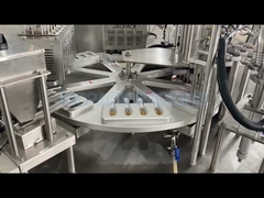 Máquina de vedação automática de enchimento de copos rotativos