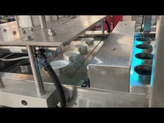 Linear plástico copos bebê alimento complementar máquina de preenchimento de vedação com operação totalmente automática