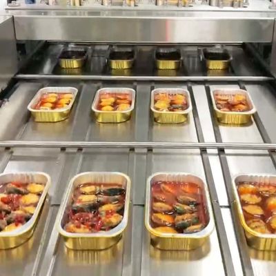 comprar Máquina de vedação de bandeja de vácuo de frutos do mar Máquina de vedação de bandeja de aço inoxidável 380v online manufacture