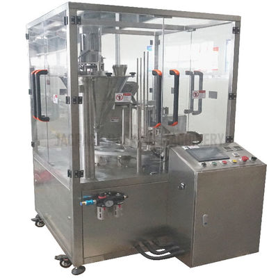 Máquina de vedação de enchimento de copos de plástico de cabeças duplas 100-500 ml Alta precisão ≤±1%