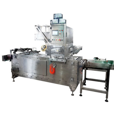 Máquina de vedação de bandejas de alimentos congelados 30-50 bandejas/min Para filme em rolos