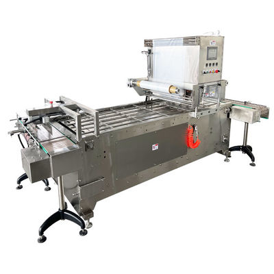 380v 50hz MAP Tray Sealer System 0,4-0,6Mpa Máquina de embalagem de bandejas PP