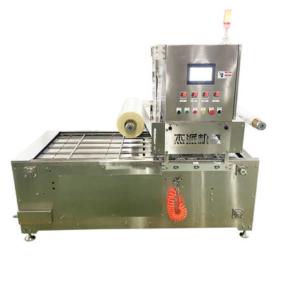 Máquina automática de embalagem em bandeja 30-50 embalagens/min para bandeja de cogumelos
