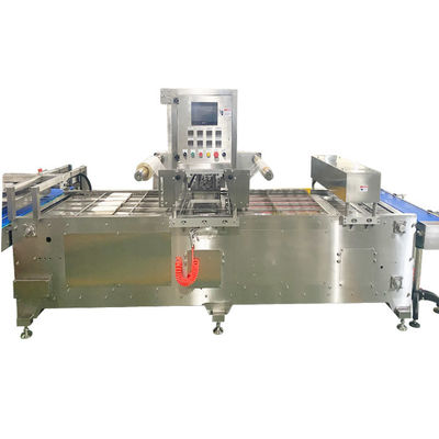 2.2kw MAP máquina de vedação de bandeja Sistema de vedação de bandeja de arroz com sistema de controle PLC