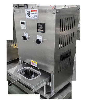 Semi Auto Alumínio Folha Container de almoço Sealer Para Comercial Refeições Pré-cozidas Snacks sobremesas